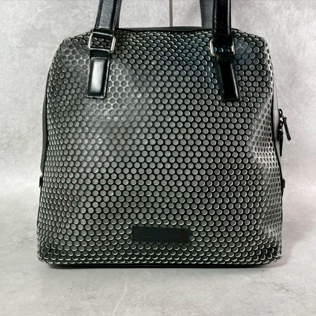 ISSEY MIYAKE hand bag punching leather - メルカリ