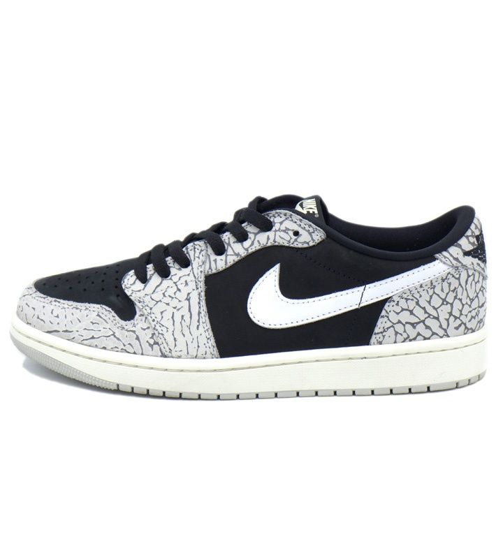 ナイキ NIKE 【 AIR JORDAN 1 LOW OG BLACK CEMENT ELPHANT CZ0790 001 】 エア ジョーダン 1 ブラック セメント エレファント スニーカー f31181