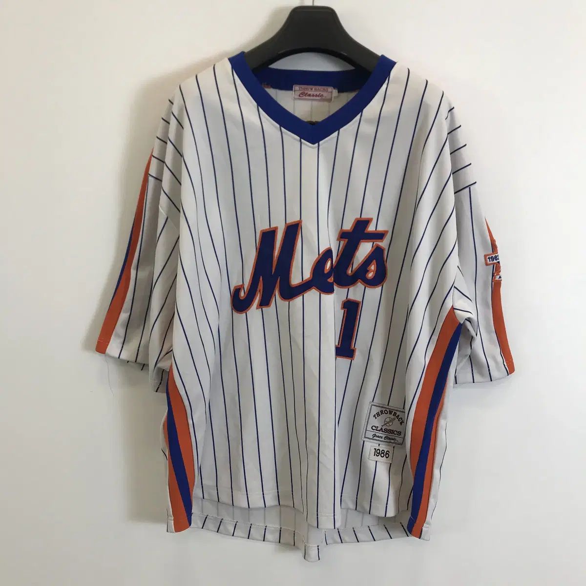 THROW BACKS NEW YORK METS 1986 ムーキー・ウィルソン ジャージ 56