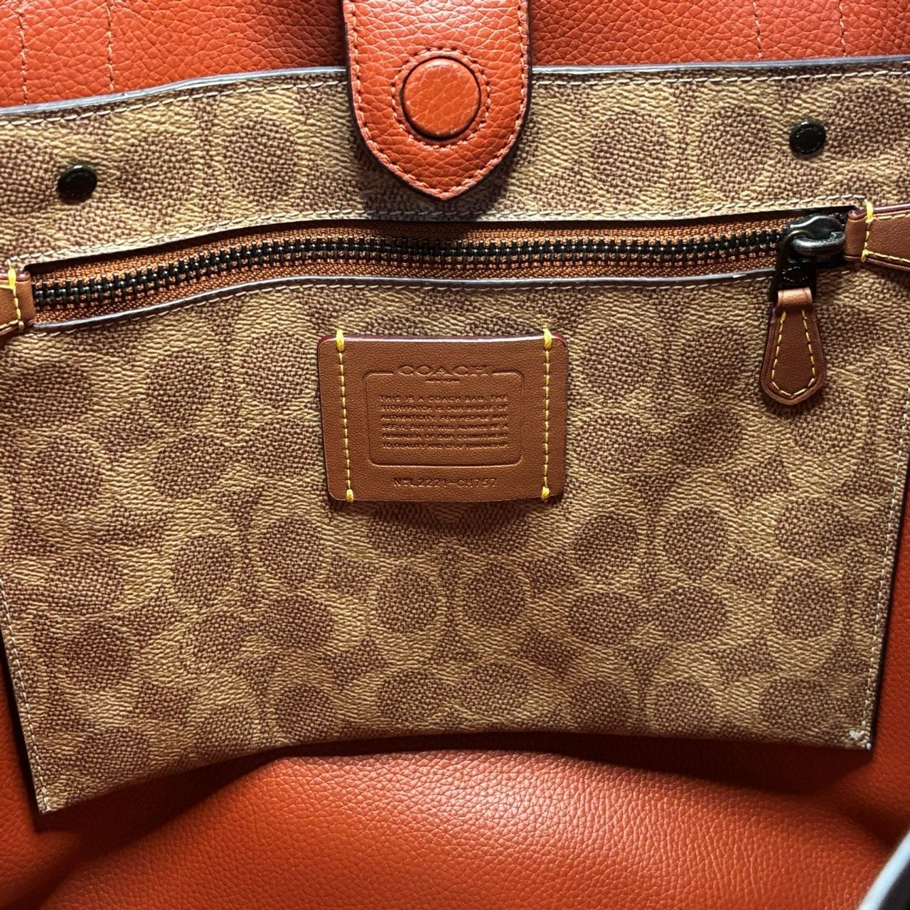 COACH コーチ リレー トート 34 CH757 ブラウン 本革（レザー） トート
