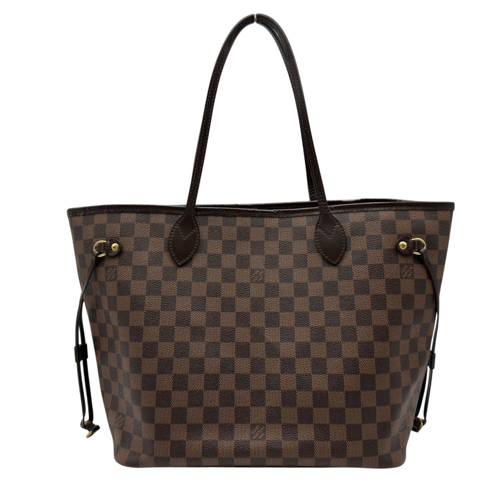ルイ・ヴィトン LOUIS VUITTON ネヴァーフルMM N41603 ブラウン ダミエ/レザー レディース トートバッグ