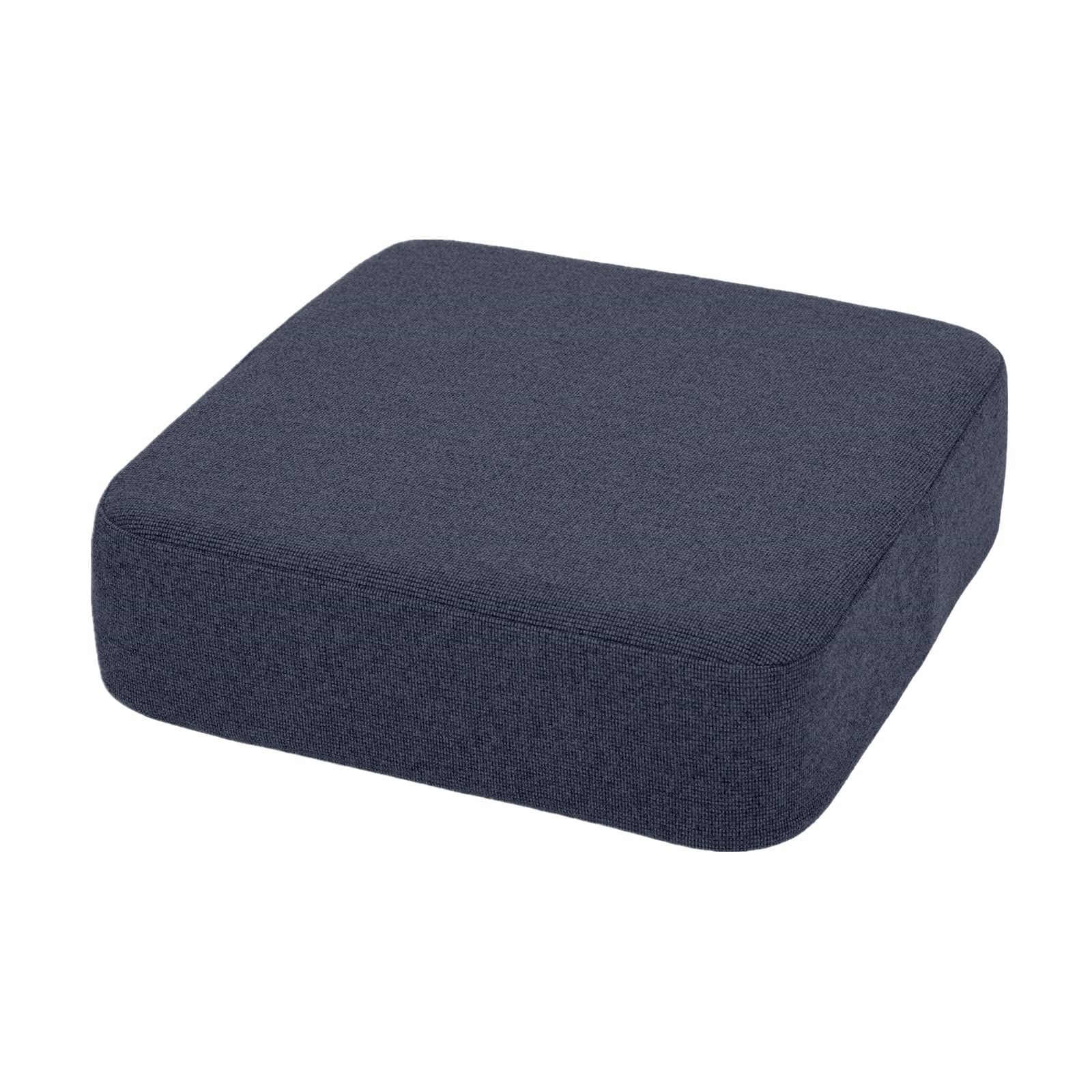 Baibu Home 座布団 クッション 低反発+高反発 厚め 2層構造 43×43×12cm ゆっくり沈む フロアクッション 床用 床置き ネイビーt 42d863e5