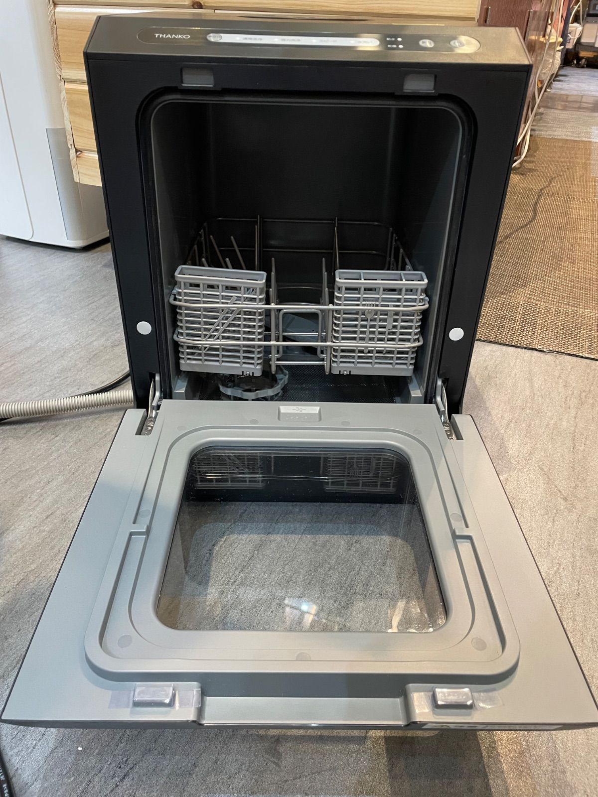 サンコー製】食器洗い乾燥機「ラクアmini Plus (型番:TK-MDW22B) 工事 