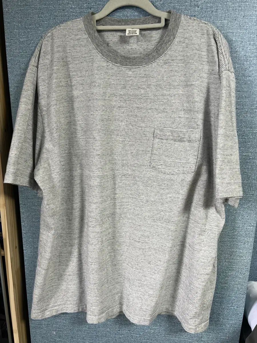 カーキス ストライプ 半袖 Tシャツ 4(xl)