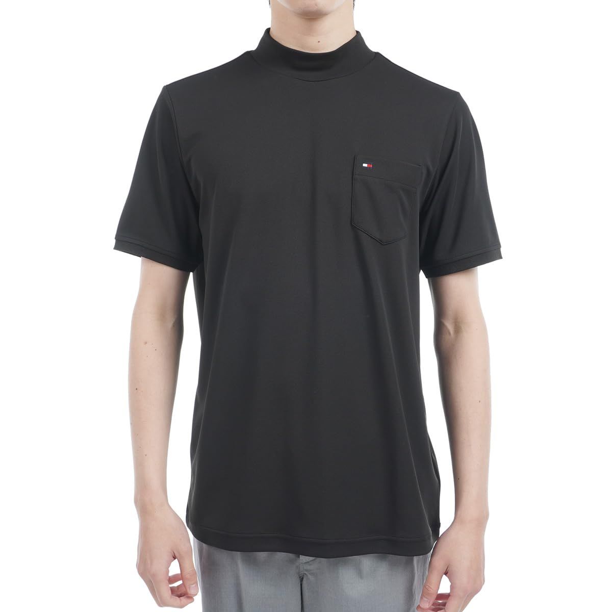 新品 TOMMY HILFIGER GOLF(トミーヒルフィガー ゴルフ) エッセンシャル 半袖モックネックシャツ THMA515