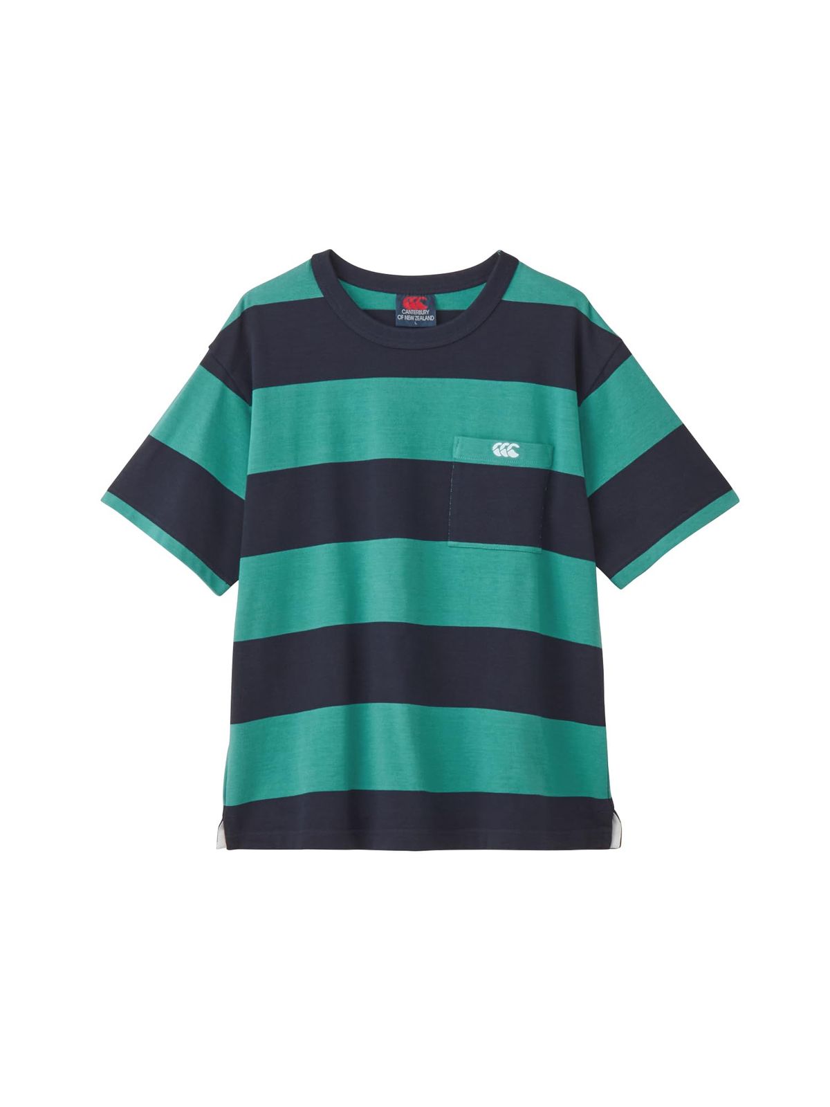 新品 [カンタベリー] ラガーシャツ S/S CREW JERSEY ユニセックス ジェイド XL
