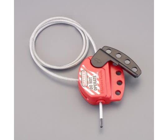 新品 ESCO ケーブルロックアウト φ4mmx0.91m EA983T-17