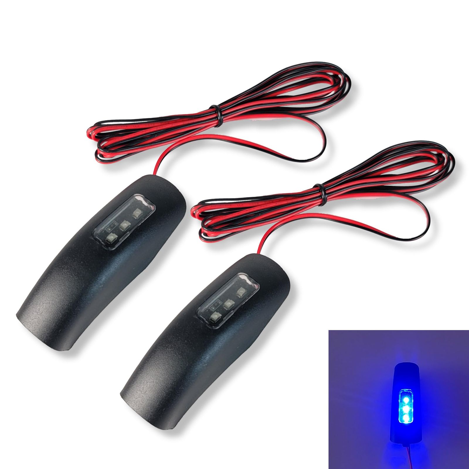 Lezalic LED ウエルカムライト 12V フットランプ アルファード ヴェルファイア 30系 前期 後期 スライドドア 専用 社外品 リアカーテシランプ 2個 (ホワイト) [ホワイト]