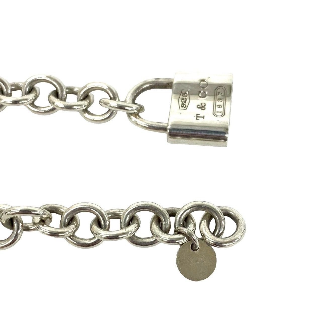 極 美品 TIFFANY&Co. ティファニー カデナロック ブレスレット