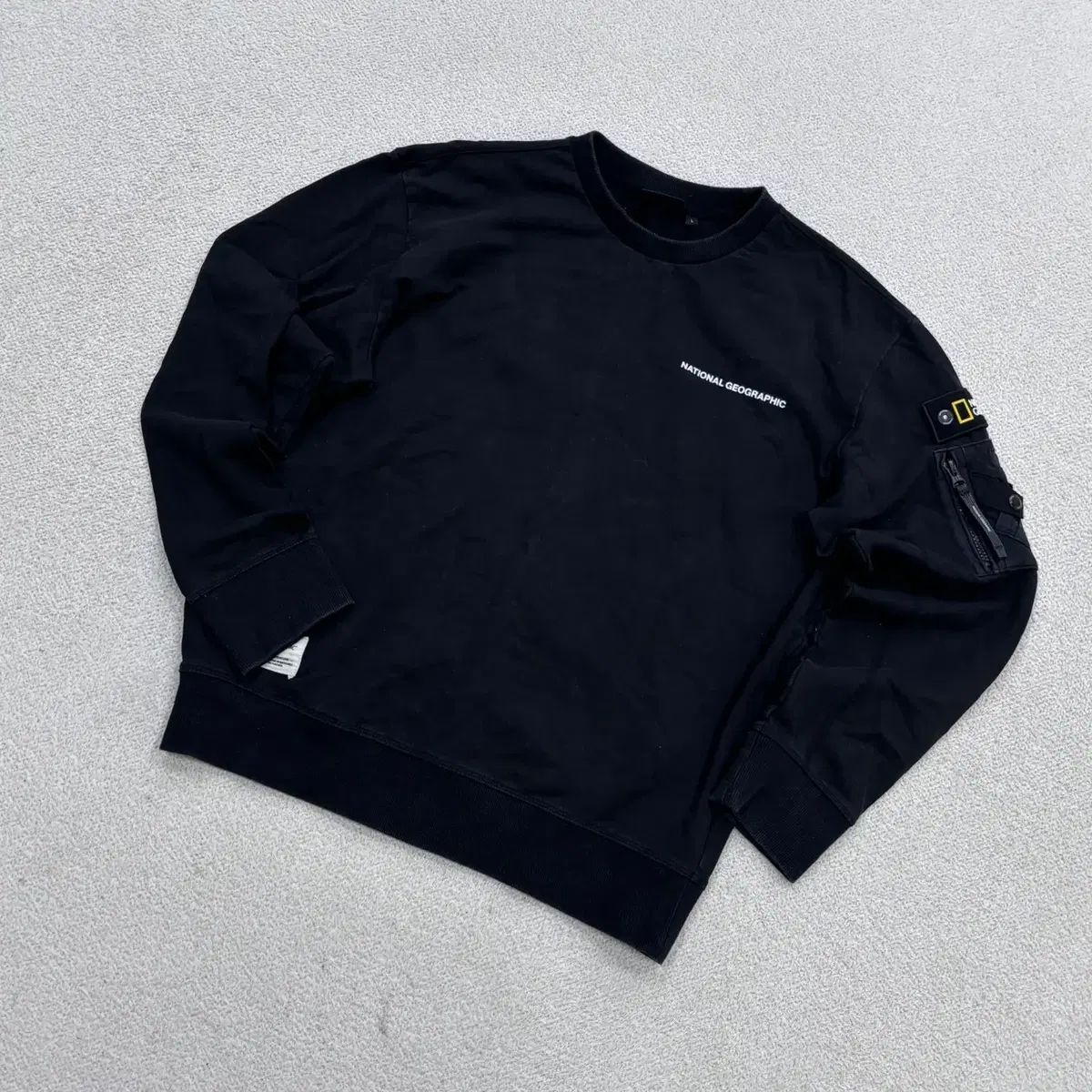 L ナショナルジオグラフィック メンズ サイド ポケット スウェット Tシャツ 0521Y