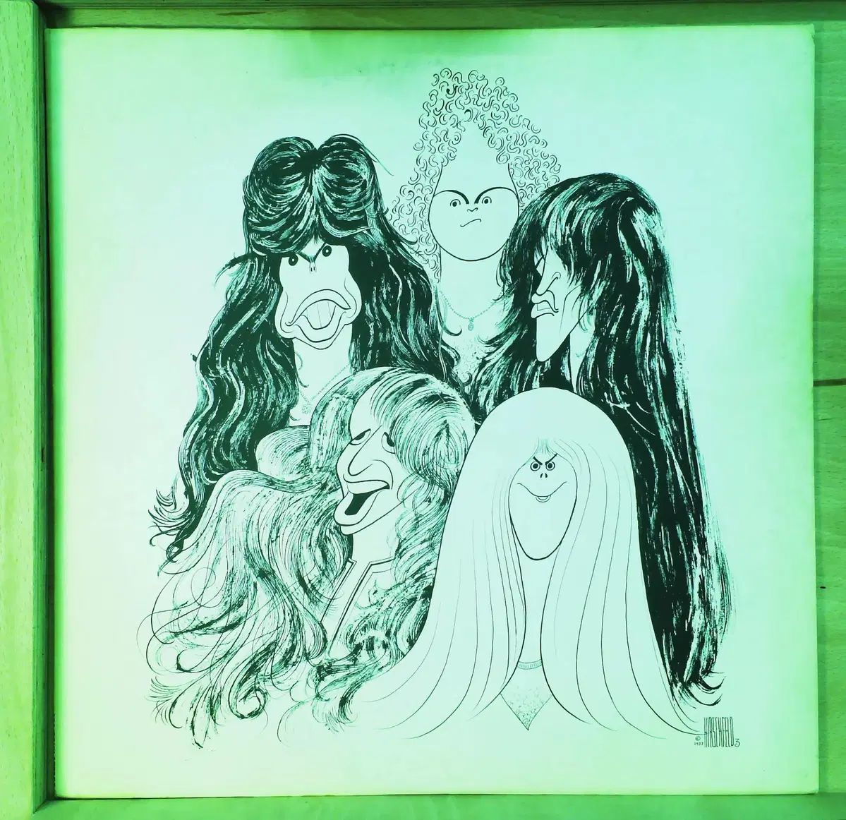 Aerosmith Draw The Line 日本 1977 年 LP
