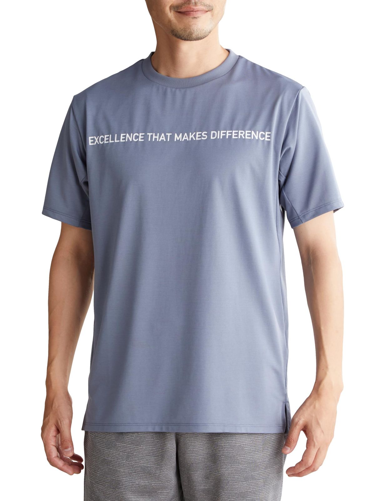 新品 [カンタベリー] R+ WORKOUT TEE 20_ブルーグレー M