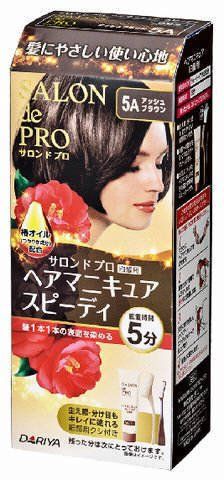 新品 サロンドプロ　ヘアマニキュア・スピーディ（白髪用）５Ａ＜アッシュブラウン＞ × 24個セット
