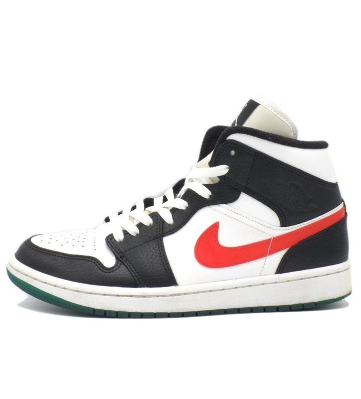 ナイキ NIKE 【 WMNS AIR JORDAN 1 MID White Red Yellow BQ6472 063 】 ウィメンズ エア ジョーダン 1 ミッド ホワイト レッド イエロー スニーカー f30170