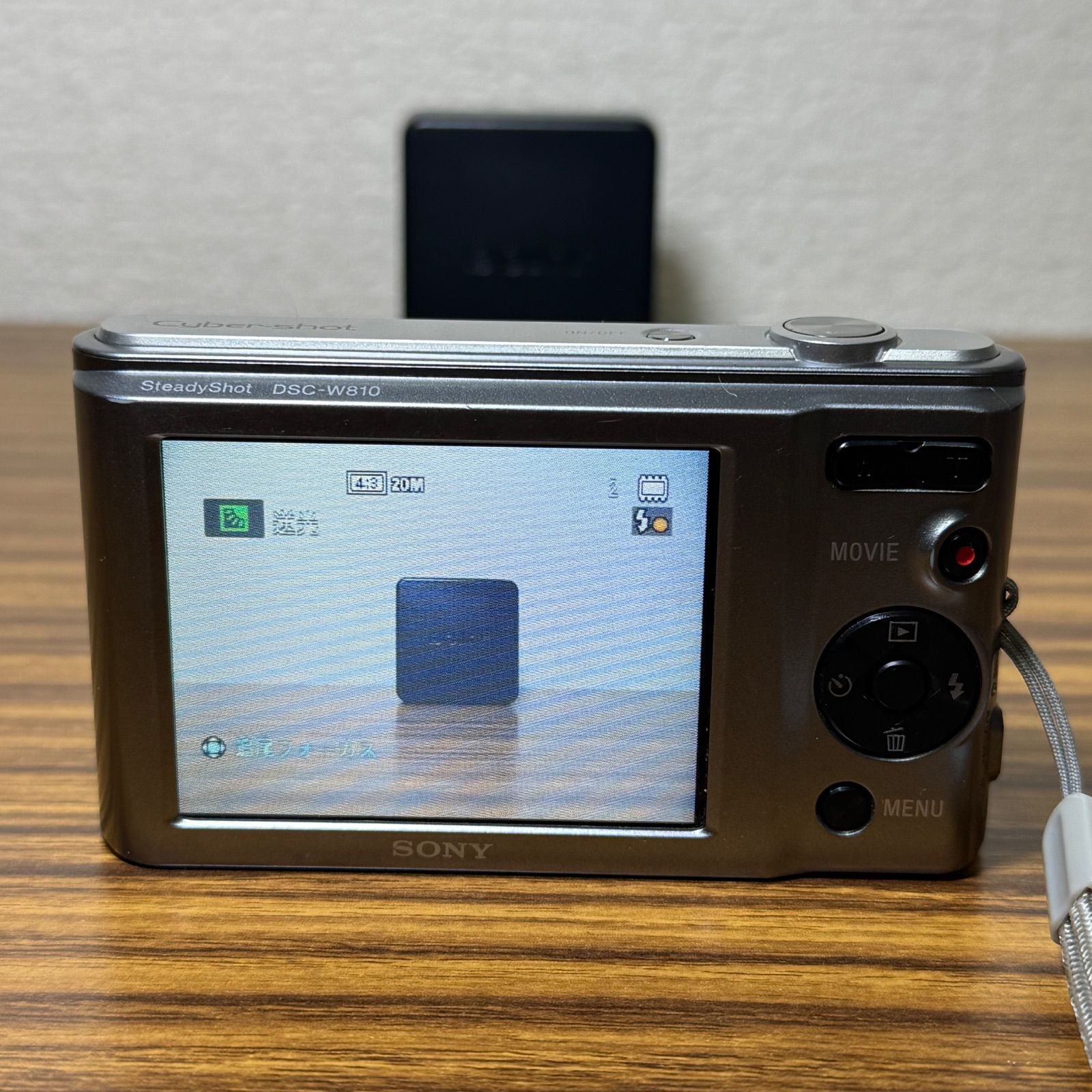 美品・動作確認済】SONY Cyber-shot DSC-W810 デジタルカメラ グレー