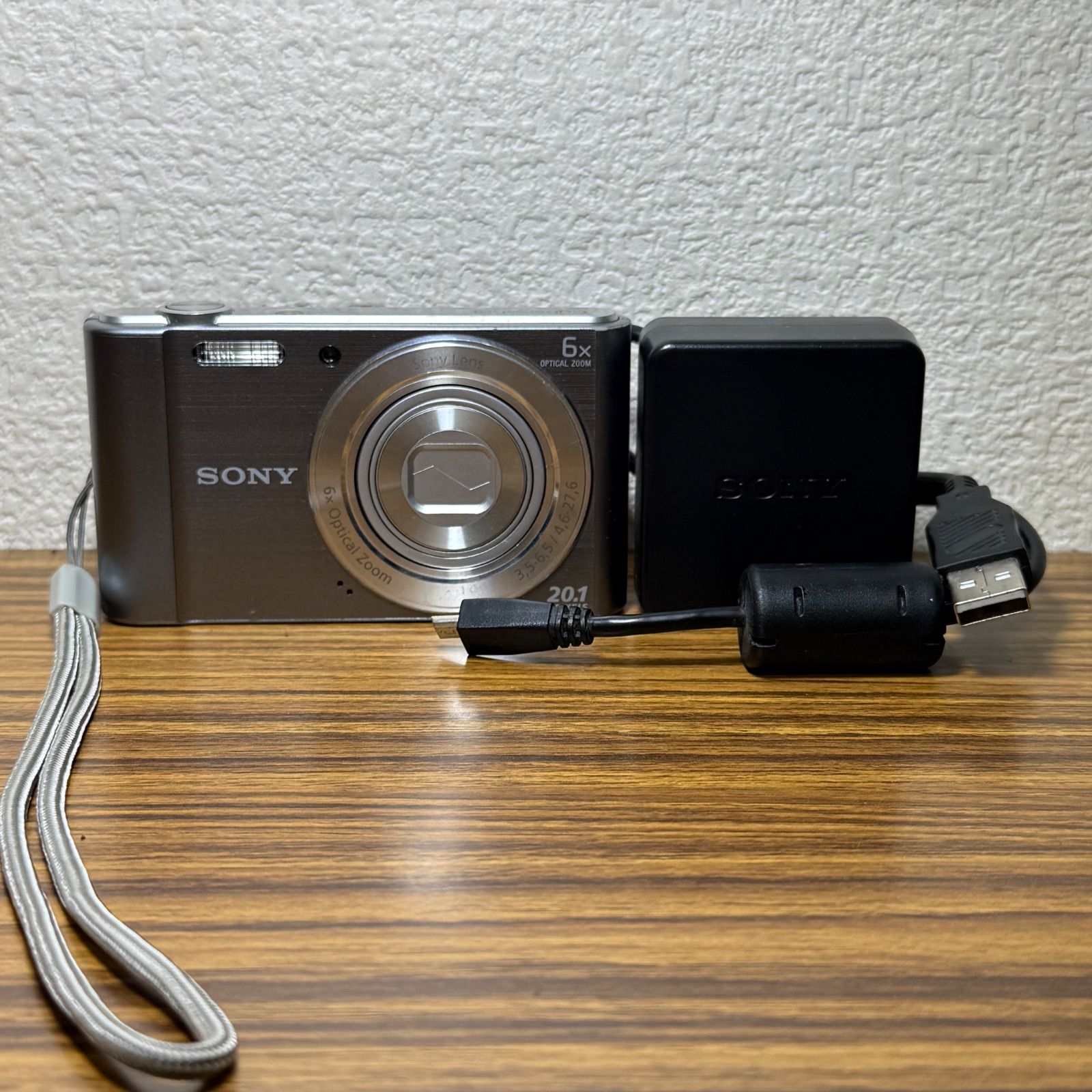 美品・動作確認済】SONY Cyber-shot DSC-W810 デジタルカメラ グレー