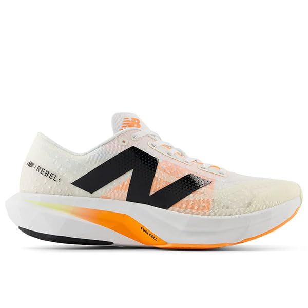 新品 [ニューバランス] 野球 シューズ アップシューズ ランニング トレーニング FuelCell Rebel v4 フューエルセル レベル MFCXCN4 NB 野球用品 スワロースポーツ (CN4) WHITE/ORANGE 27.5.cm