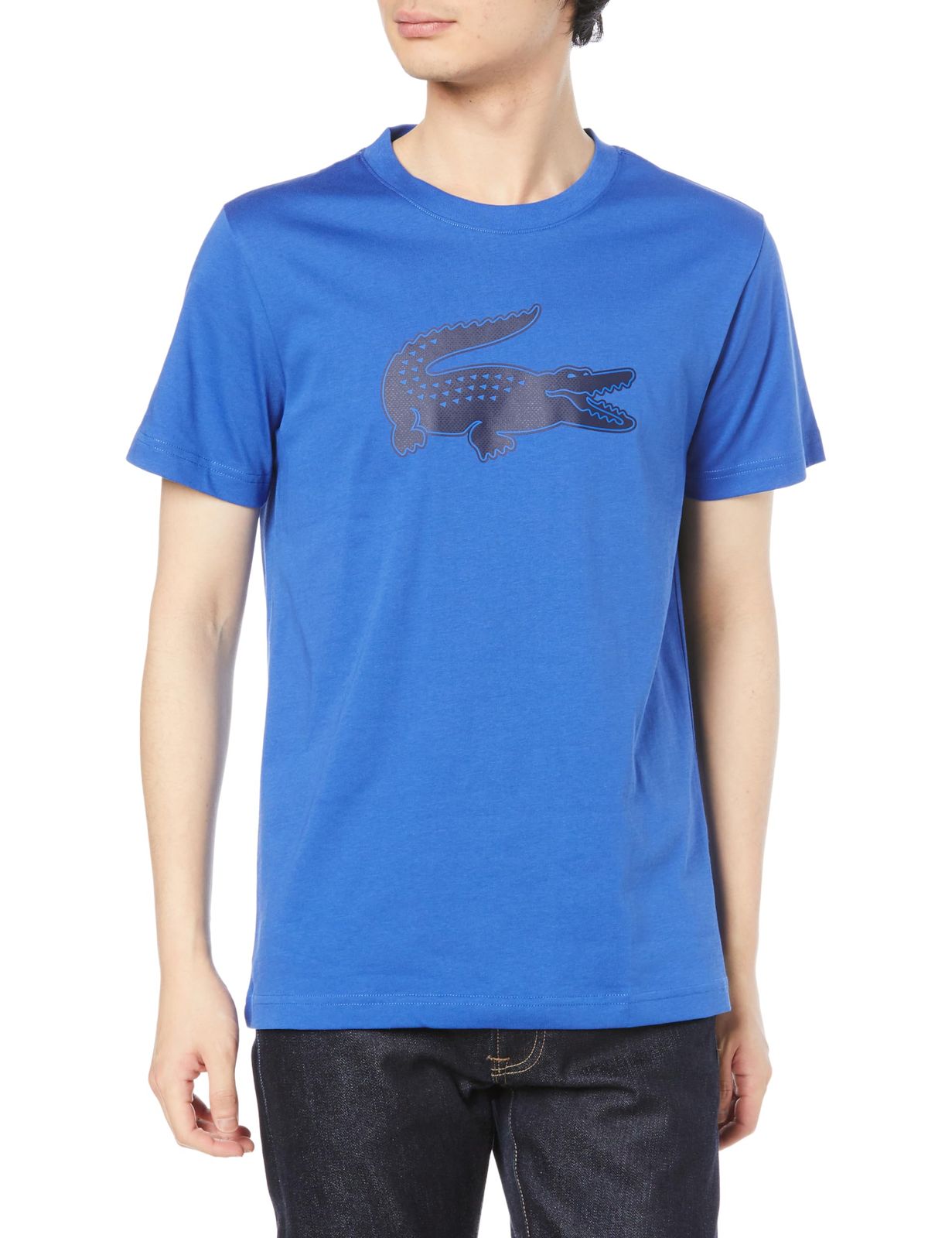 新品 [ラコステ] [公式] コットンブレンドウルトラドライロゴプリントTシャツTH2042-99IUU3