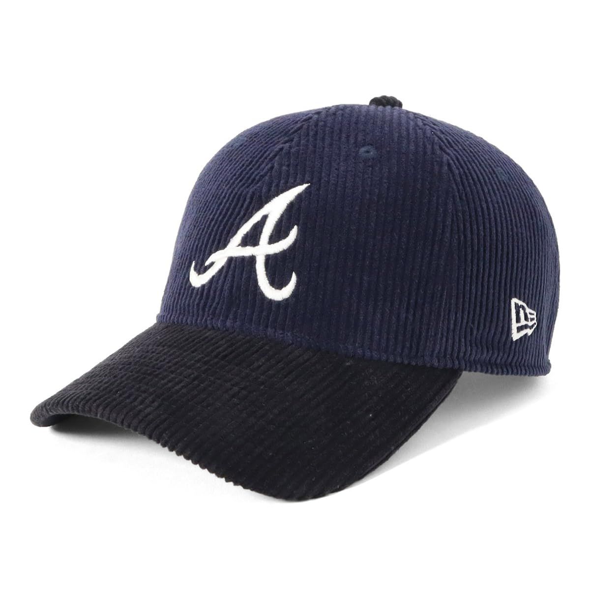 新品 ニューエラ ニューエラキャップ 9TWENTY MLB コーデュロイ ATLネイビー M/L 920CS MLB 8W CORD ATLBRA NVY BLK