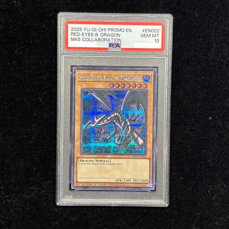遊戯王 英語版 PSA10 プロモ ナイキ 真紅眼の黒竜 遊戯王OCG デュエルモンスターズ