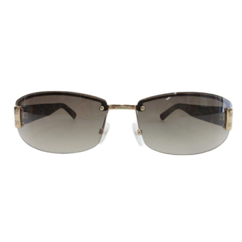 グッチ GUCCI GG柄 サングラス べっ甲柄 60□15 125 グレー系