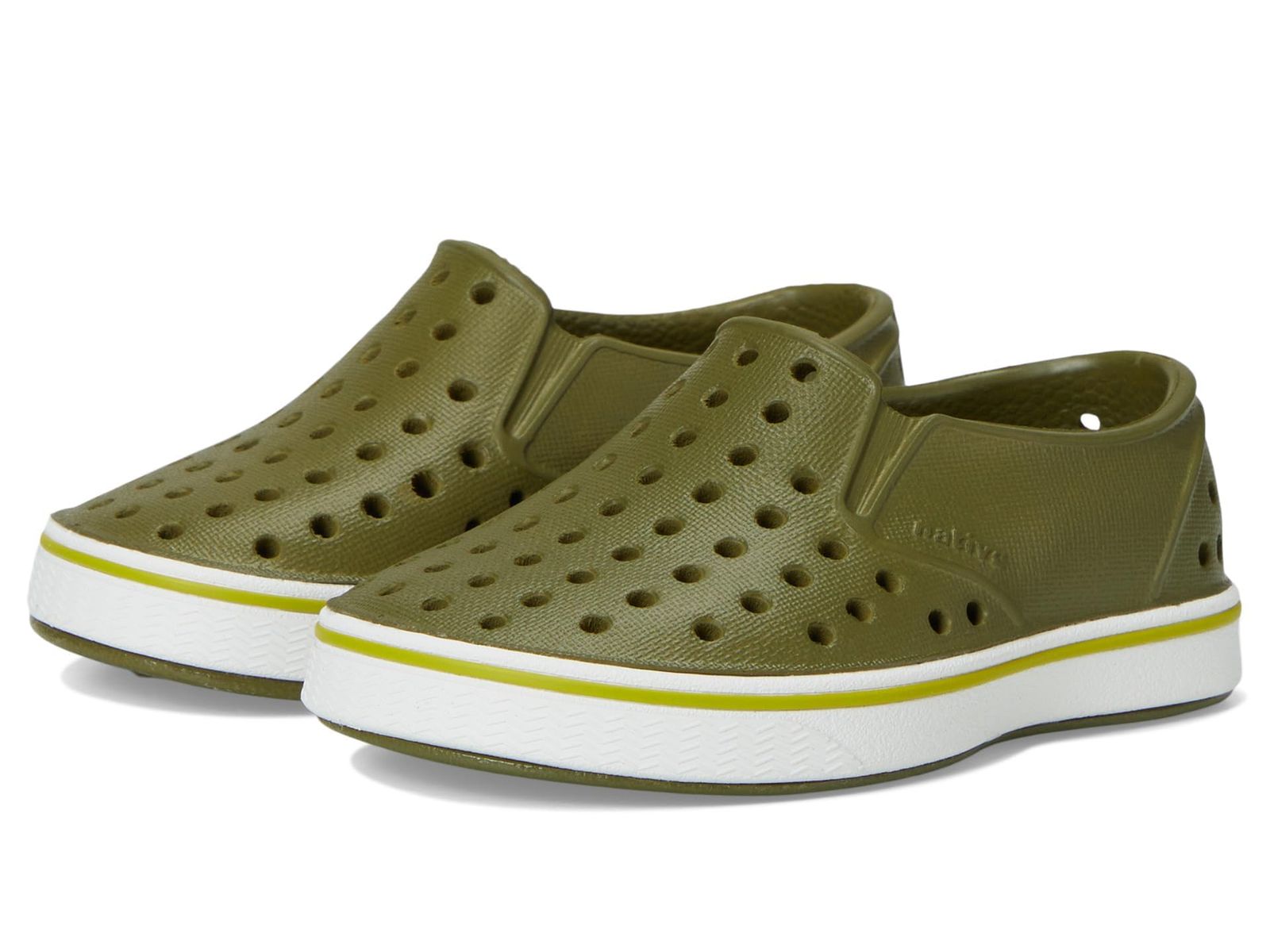 新品 [ネイティブ シューズ] ウォーターシューズ Child キッズ Miles Child-ROOKIE GREEN/SHELL WHITE 17.0 cm