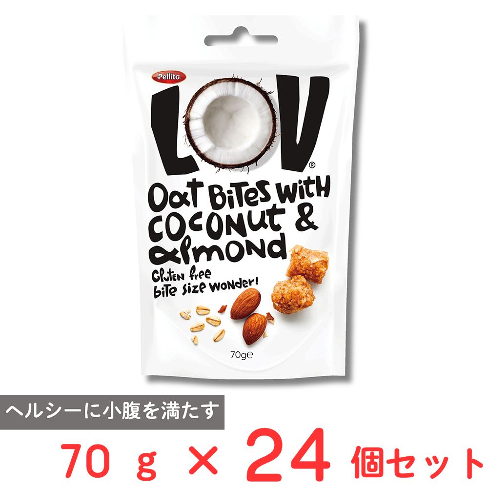 日仏貿易 ペリートラブ オートバイツ ココナッツ＆アーモンド 70g×24個