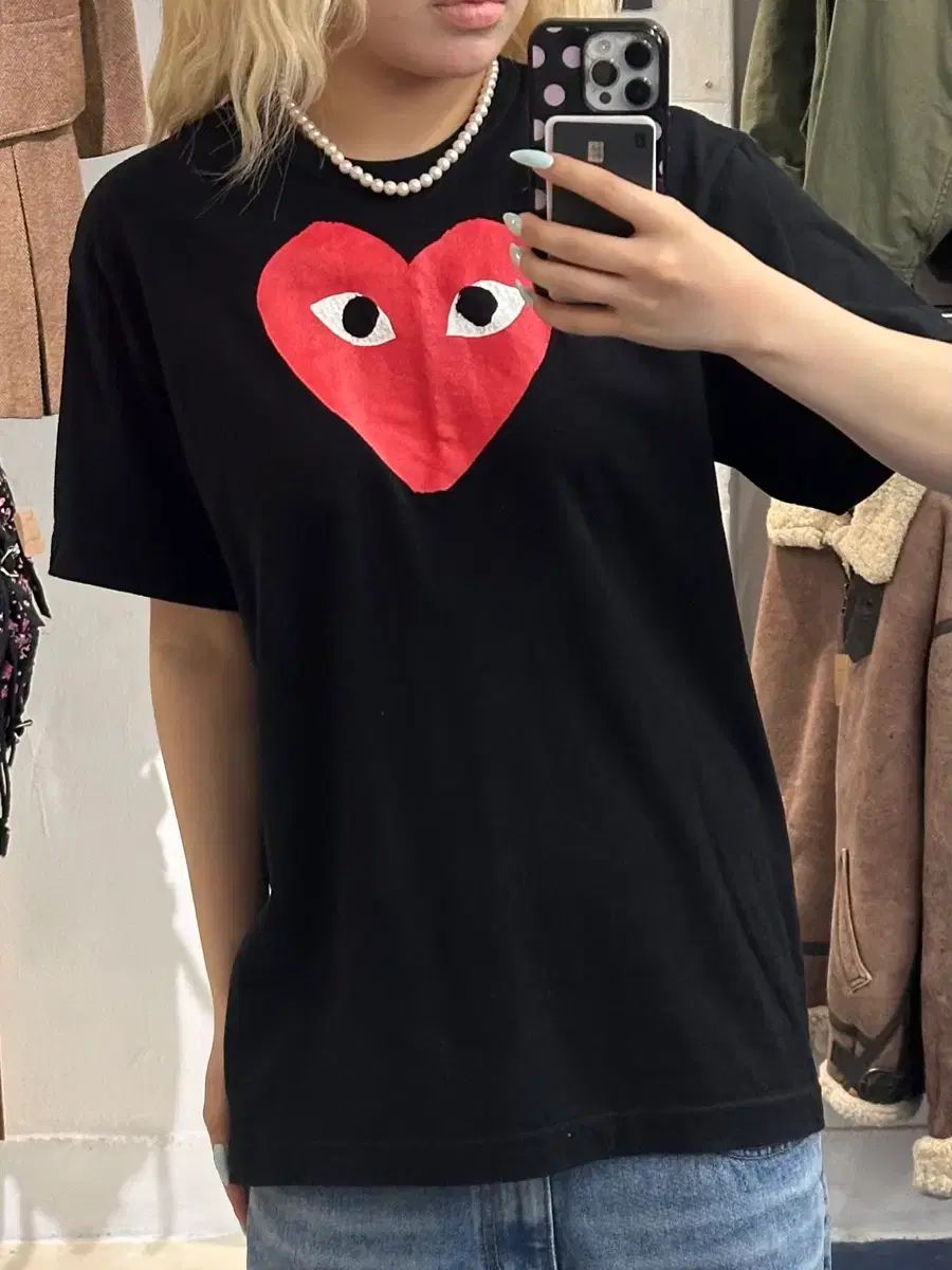 COMME des GARCONS コム・デ・ギャルソン PLAY ビックハート 半袖Tシャツ