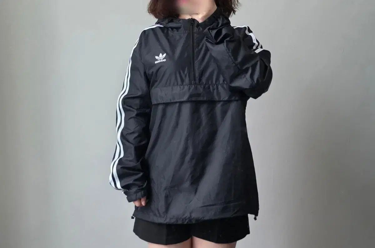 フリップ adidas アディダス オリジナルス 3本線 Anorak（アノラック） フード ウィンドブレーカー