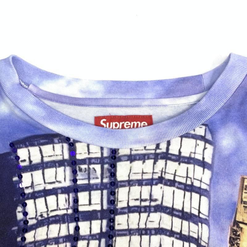 中古】Supreme 25ss Skyline Sequin L/S Top Day Night サイズM