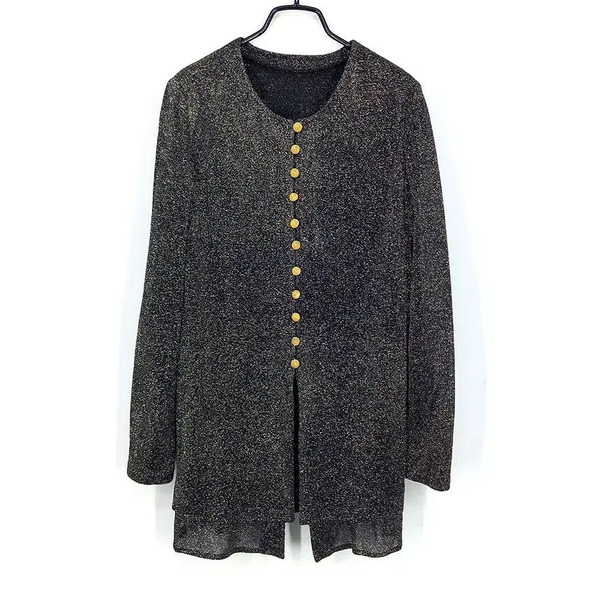 ROSACE レディース 春夏 ストレッチ ダブル とろみ素材 パールカーディガン GOLD/BLACK 6 (HU44566) 4,852円