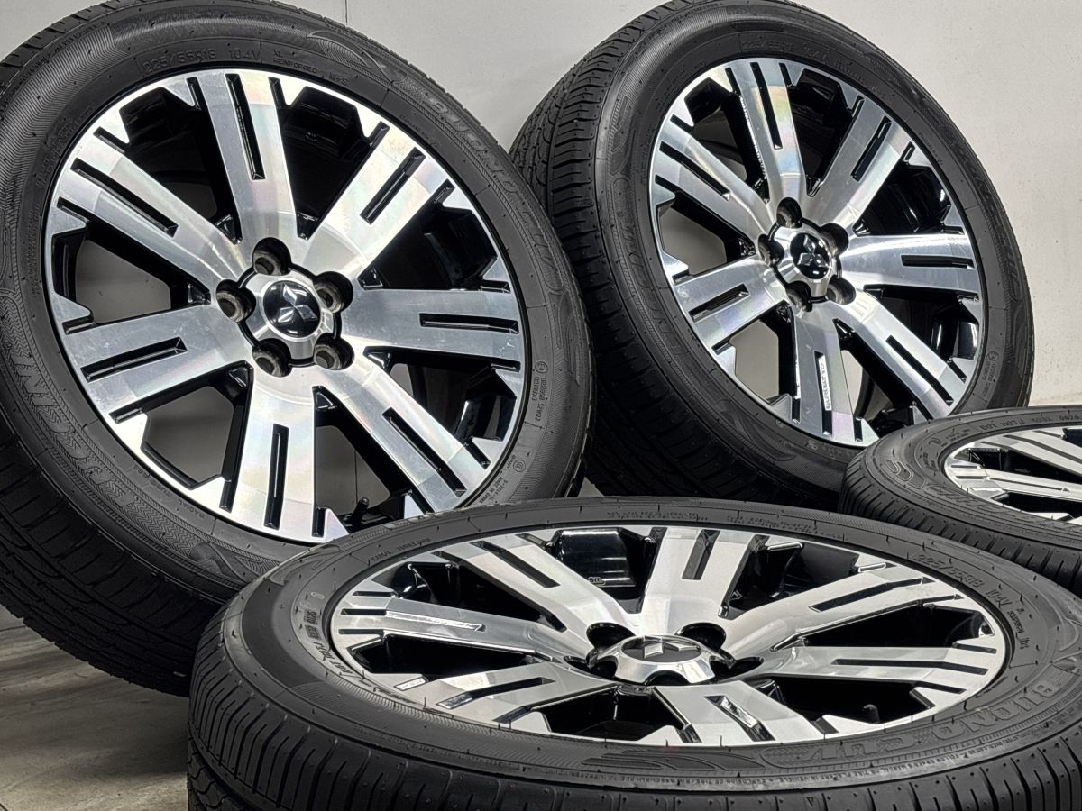【2026年製 バリ溝】ミツビシ デリカD5 純正 18in 7J +38 PCD114.3 ルッチーニ ヴォーノ CUV 225/55R18 アウトランダー エクリプスクロス