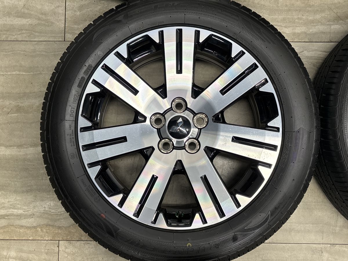 ミツビシ デリカ：D5 純正 225/55R18 デリカ D5 アウトランダー 2026年製 バリ溝】ミツビシ デリカD5 純正 18in 7J +38 PCD114.3