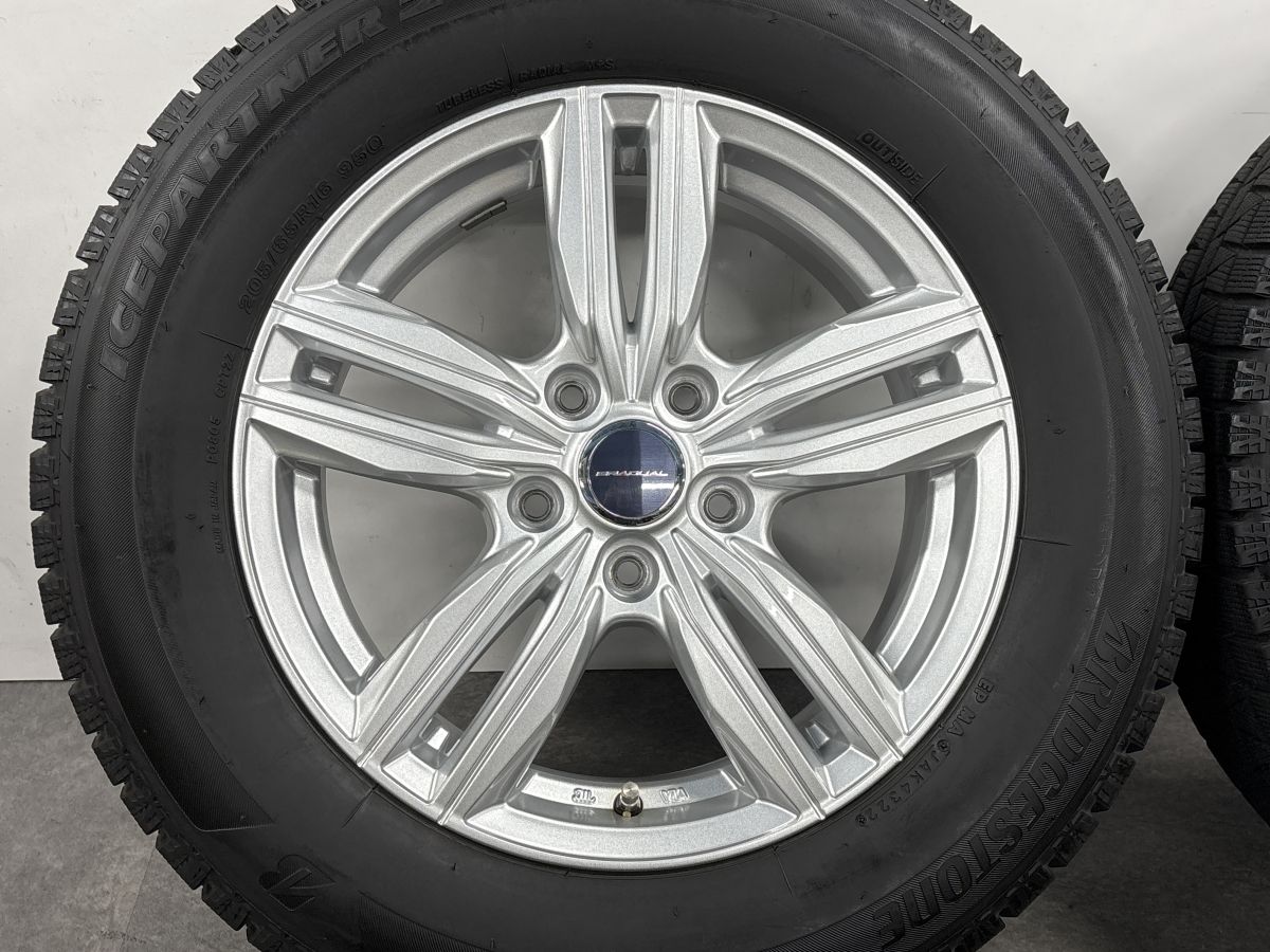 【バリ溝 美品】GRADUAL 16in 6.5J +47 PCD114.3 ブリヂストン アイスパートナー2 205/65R16 ヤリスクロス エクストレイル エルグランド 【バリ溝 美品】GRADUAL 16in 6.5J +47 PCD114.3 ブリヂストン アイスパートナー2 205/65R16 ヤリスクロス エクストレイル エルグランド