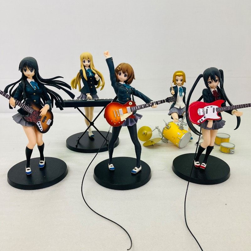 5点セット】 【一部ジャンク品】 けいおん!! SQフィギュア 平沢唯