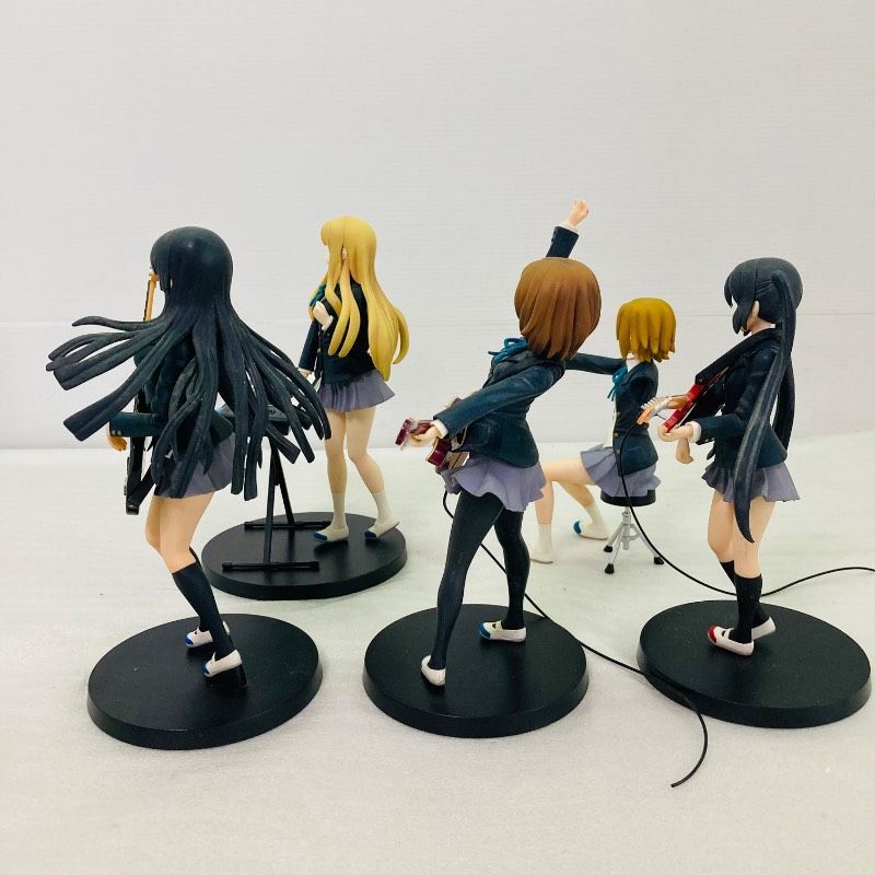 【ジャンク】けいおん！ フィギュアセット 5点セット】 【一部ジャンク品】 けいおん!! SQフィギュア 平沢唯