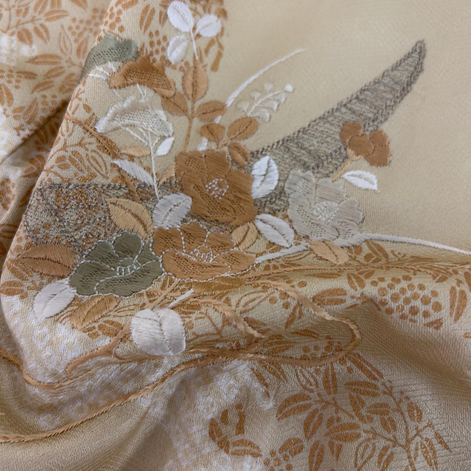 み✾ｍ2203＊正絹 乱菊 アンティーク 手縫い仕立て 訪問着 メルカリ