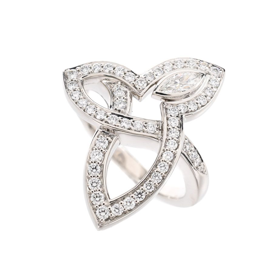 HARRY WINSTON ハリーウィンストン リング リリークラスター FRDPMQRFLC
