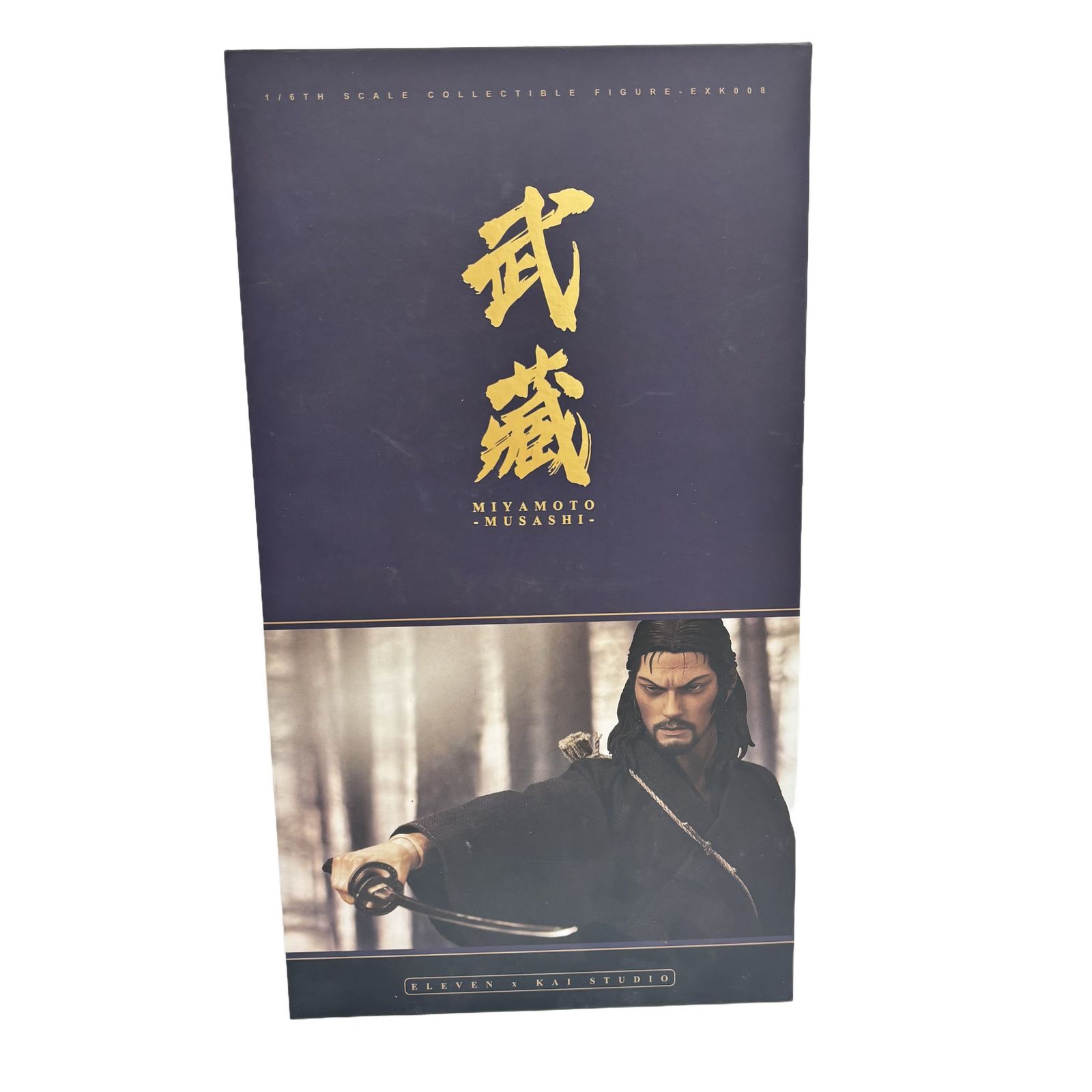 ELEVEN×KAI STUDIO 宮本武蔵 EXK008 1/6スケール アクションフィギュア 剣豪 開封済み品 中古 T11040223