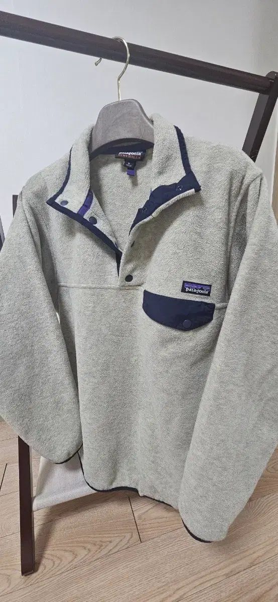 Men's S パタゴニア オートミール/ネイビー