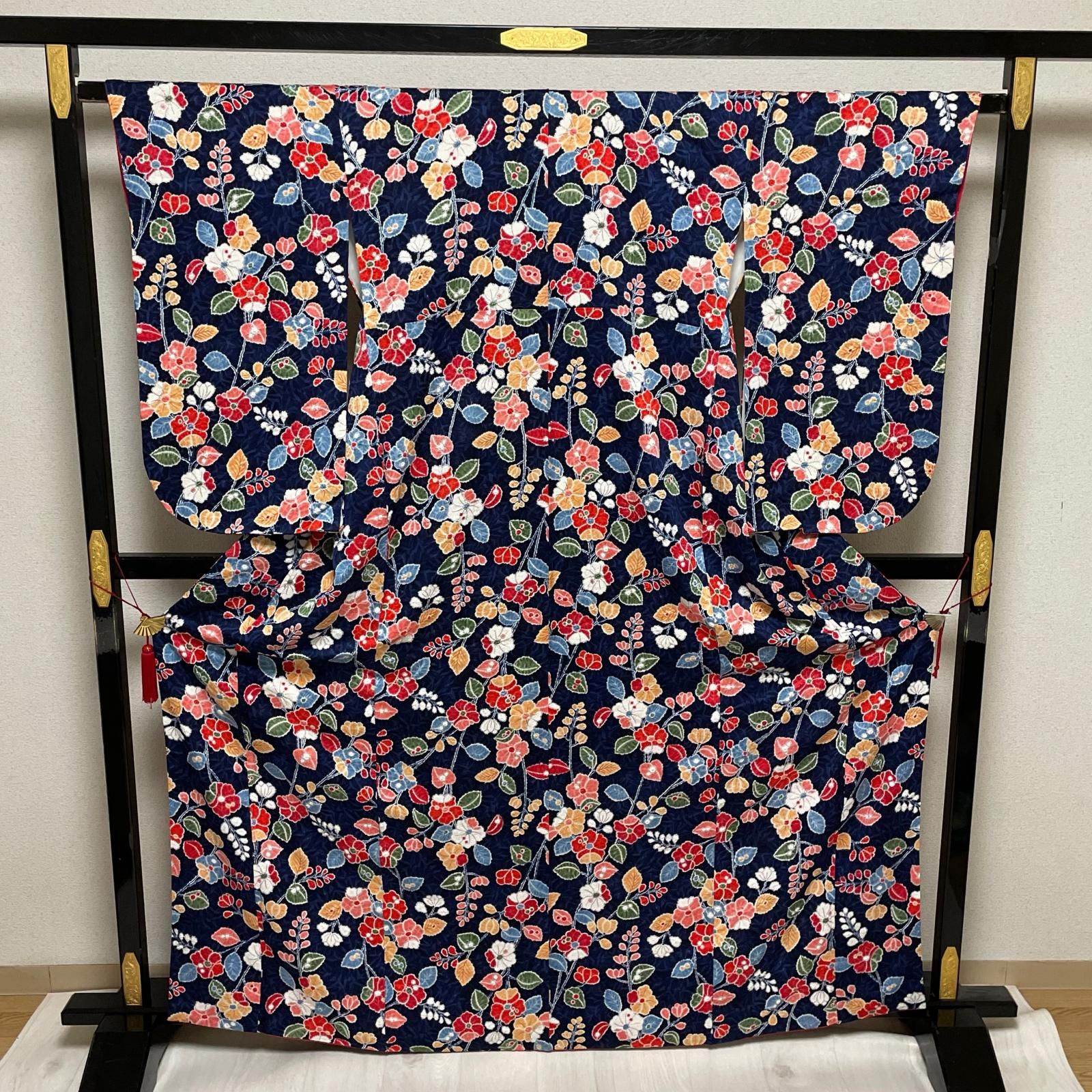 小紋 辻ヶ花 可愛い染め 着物 正絹 X-2261 - メルカリ