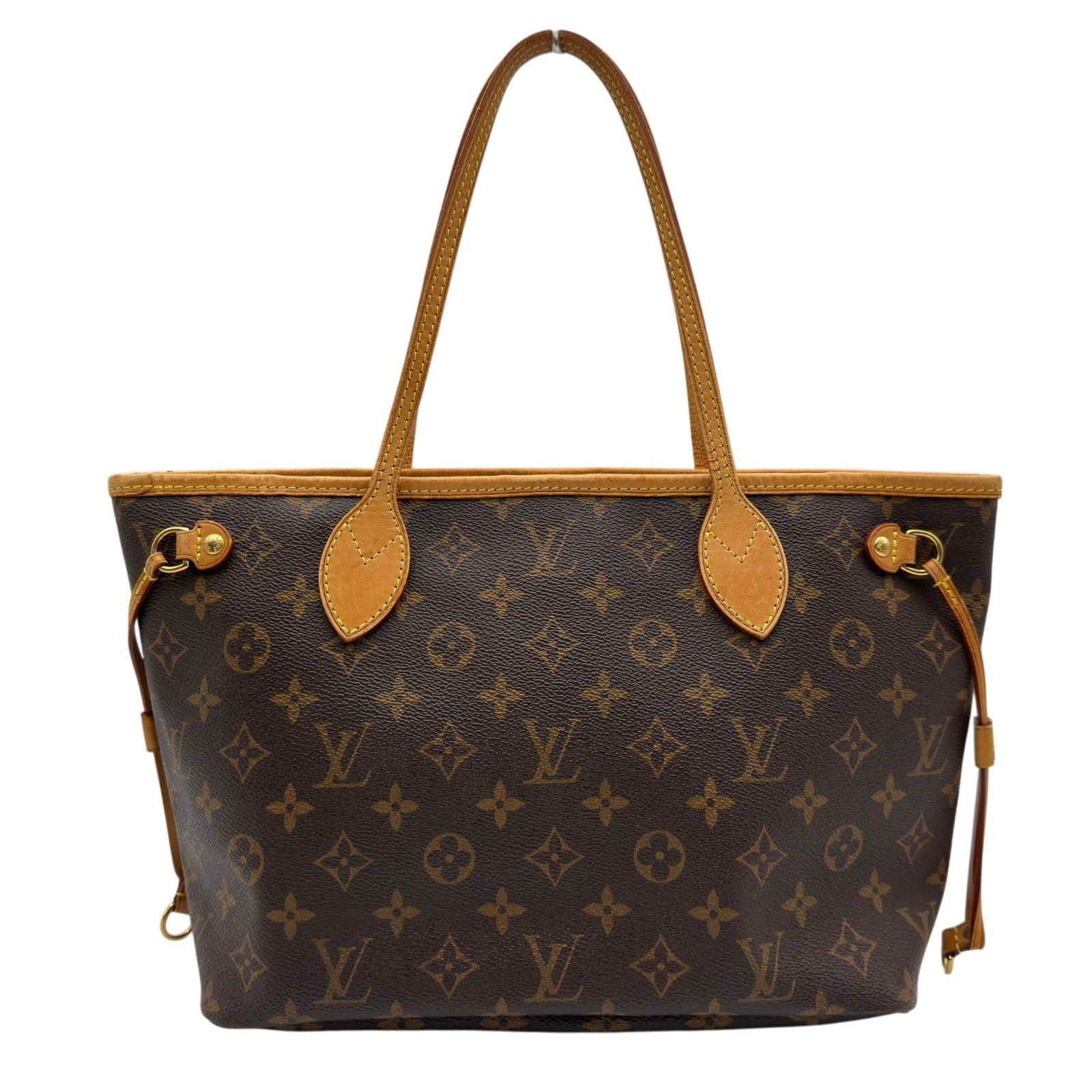 ルイ・ヴィトン LOUIS VUITTON ネヴァーフルPM M40155 ブラウン モノグラム/レザー レディース トートバッグ