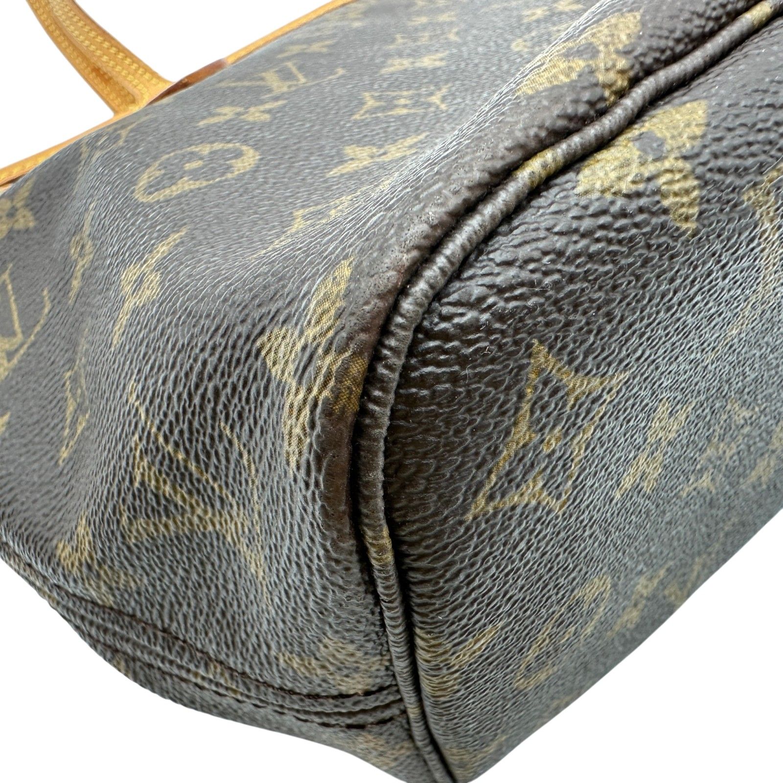 ルイ・ヴィトン LOUIS VUITTON ネヴァーフルPM M40155 ブラウン モノグラム/レザー レディース トートバッグ