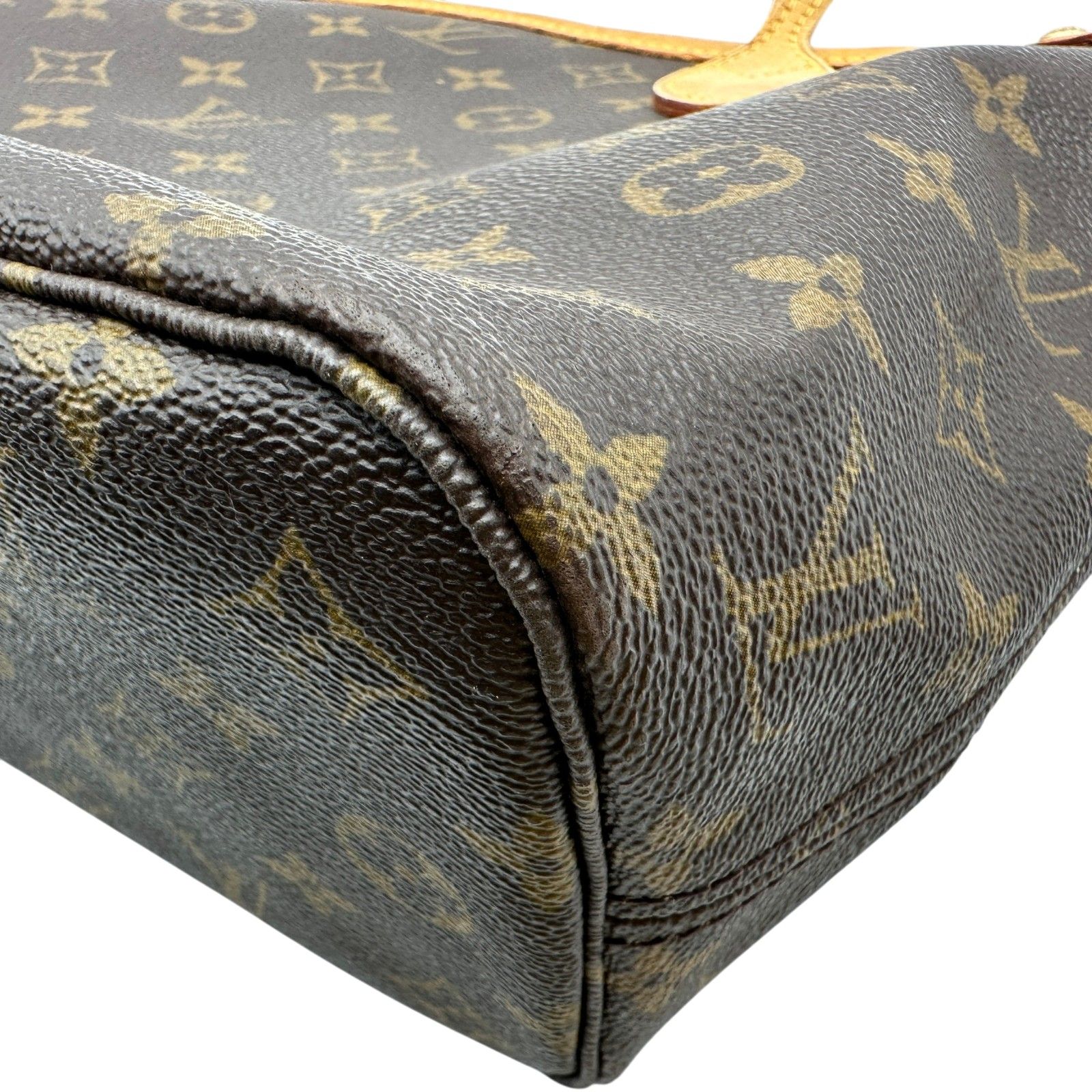 ルイ・ヴィトン LOUIS VUITTON ネヴァーフルPM M40155 ブラウン モノグラム/レザー レディース トートバッグ