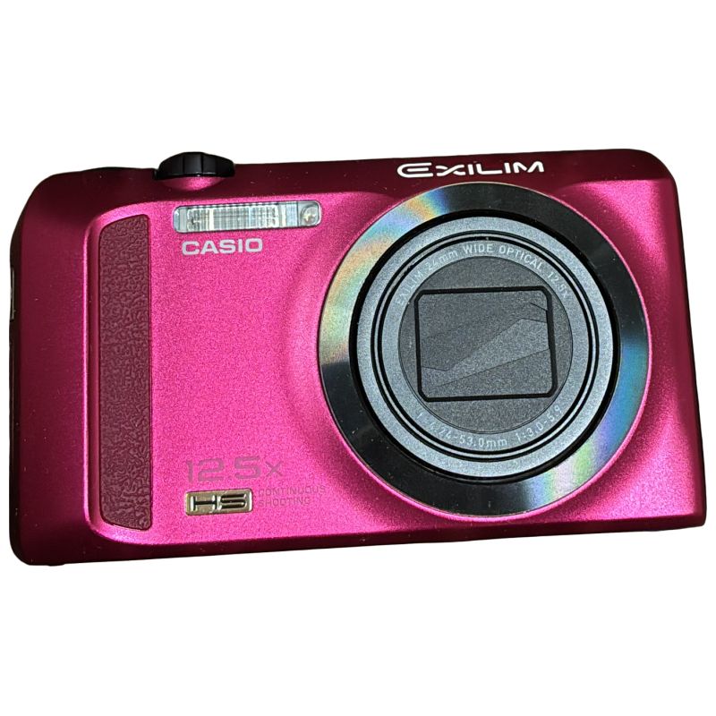 ◯【美品】CASIO EXILIM EX-ZR200 レッド EXILIM ZOOM 【中古】Casio カシオ EX-ZR200 レッド コンパクト