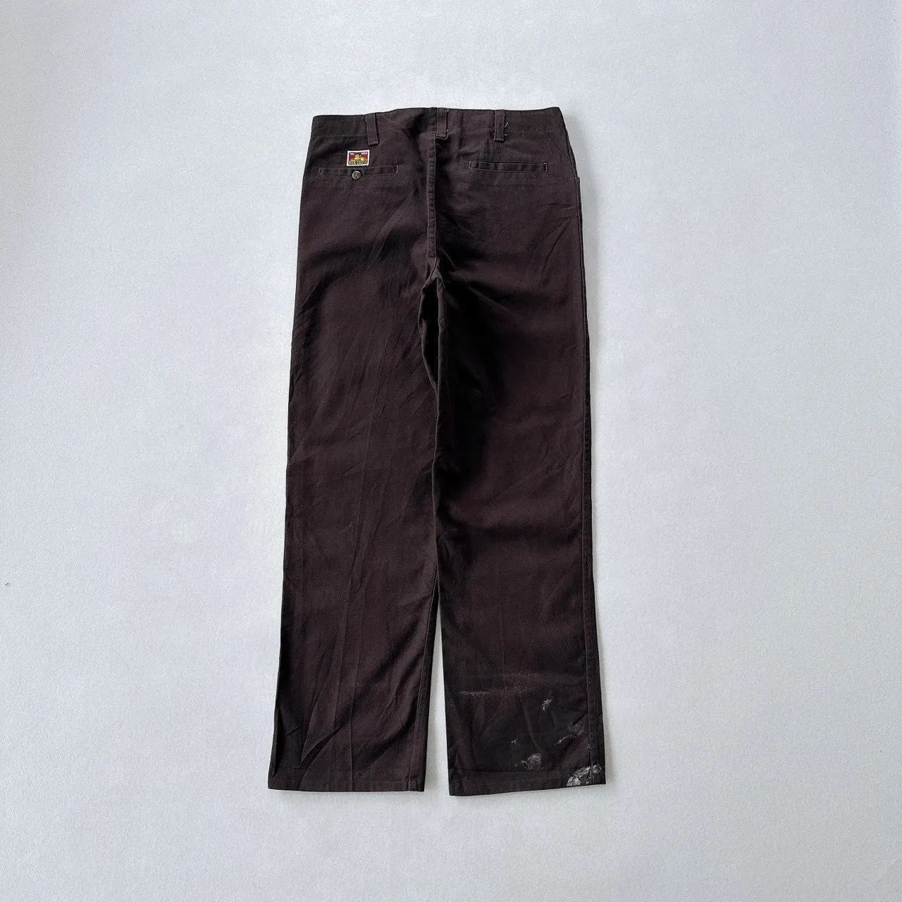 希少 BEN DAVIS フリスコパンツ W38 ブラウン ワークパンツ ワイド