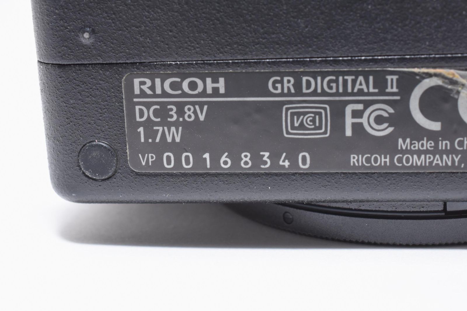美品 RICOH リコー GR DIGITAL II 2 コンパクト デジタルカメラ コンデジ #391