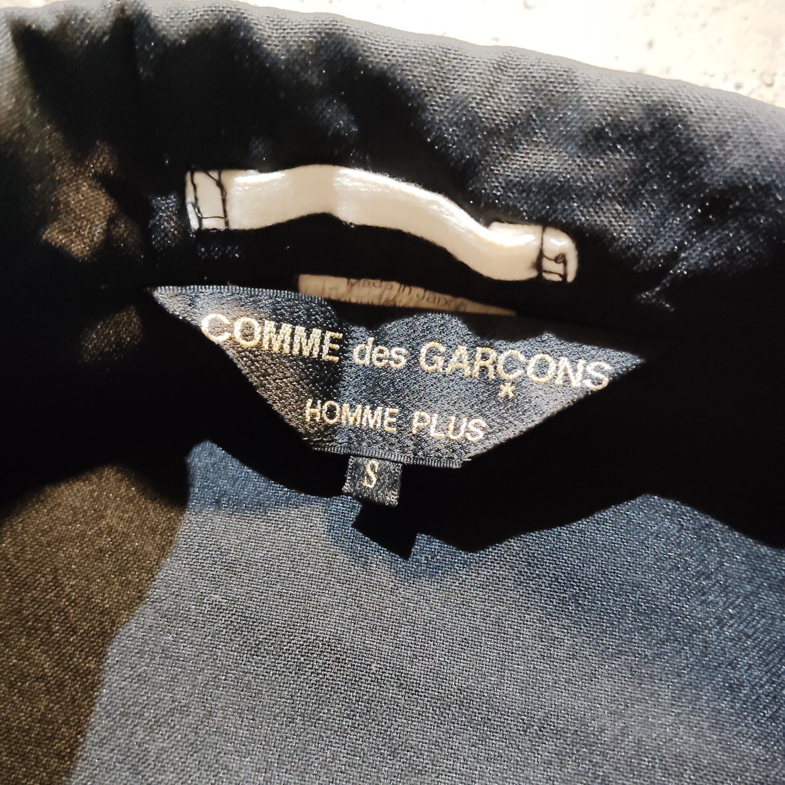 COMME des GARCONS HOMME PLUS 17ss 裁ち切り デザイン ポリ縮