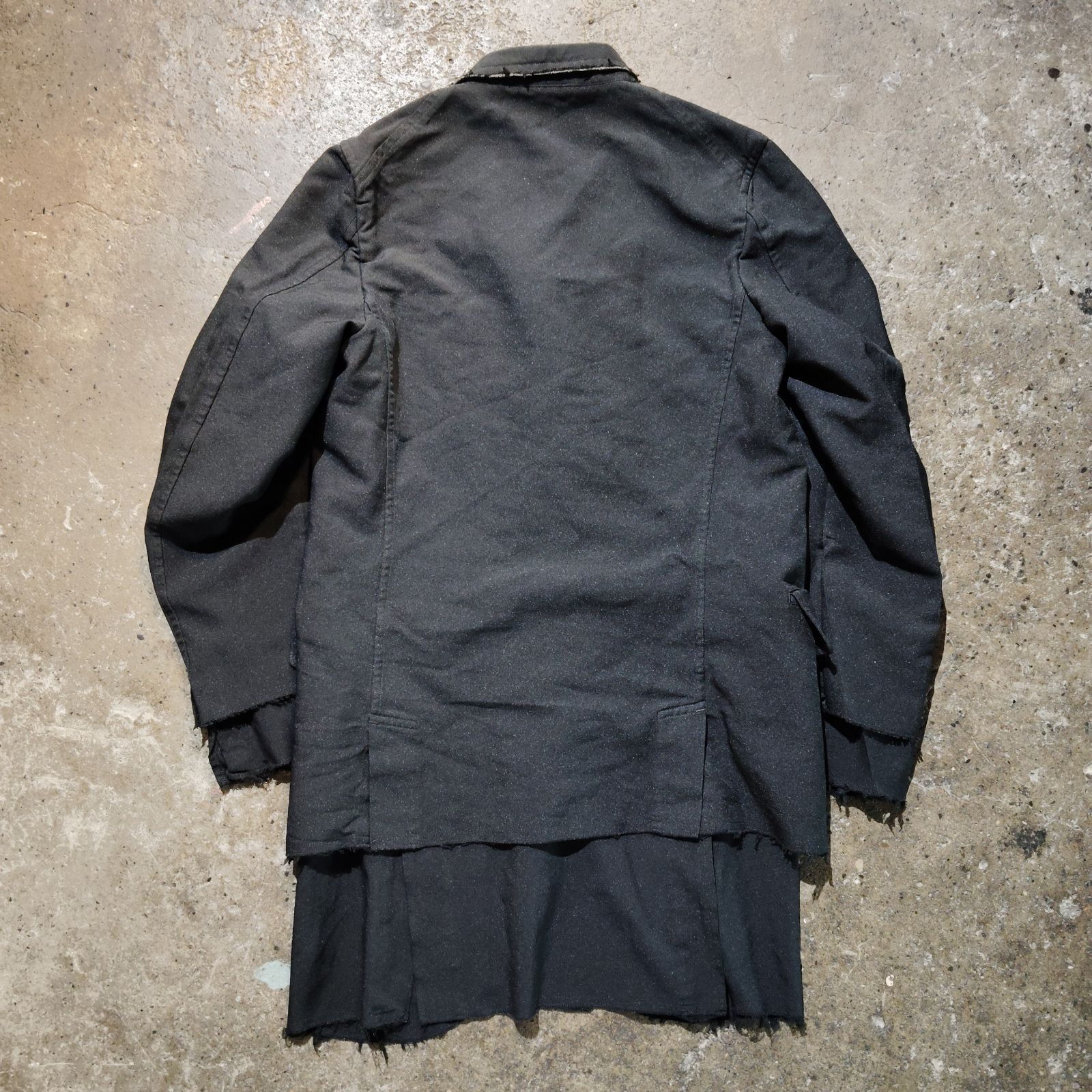 COMME des GARCONS HOMME PLUS 17ss 裁ち切り デザイン ポリ縮