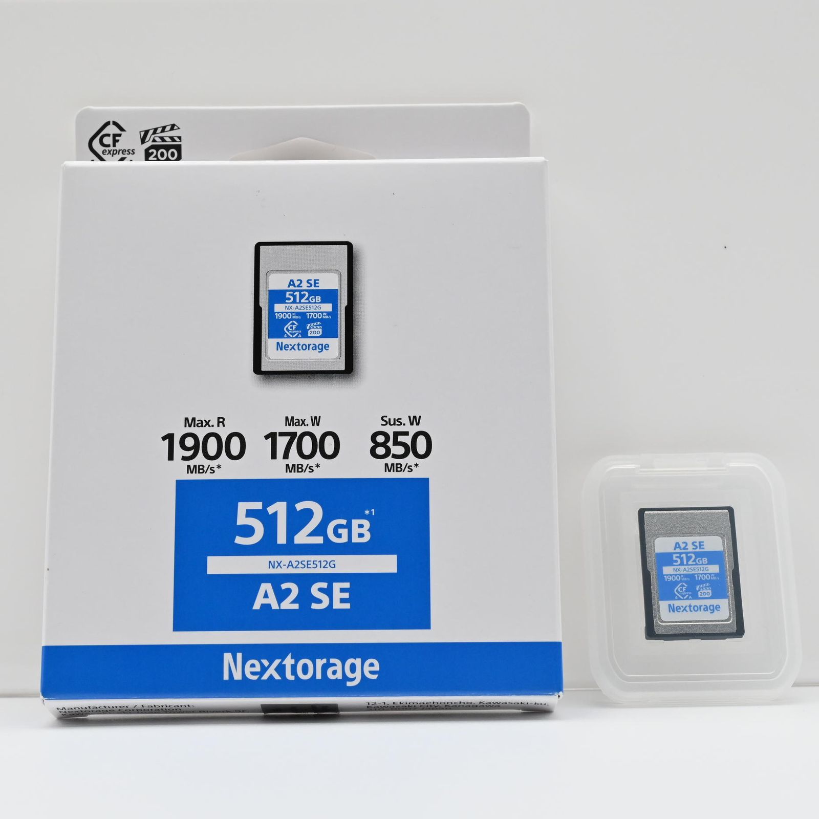 Nextorage CFexpress 4.0 TypeA 512GB VPG200 NX-A2SE512G